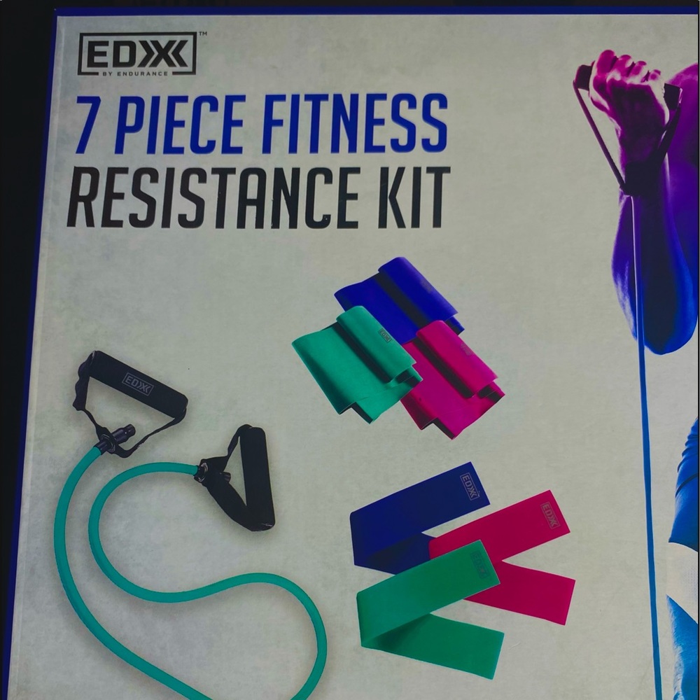 EDX (By Endurance)- 7 Piece Fitness Resistance Workout Kit